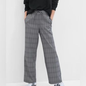GAP Midrise Wide Leg Twill Pants